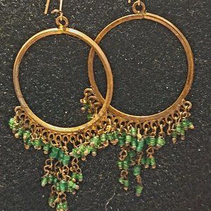 Vintage 1960's Candace Big Hoop Earrings
